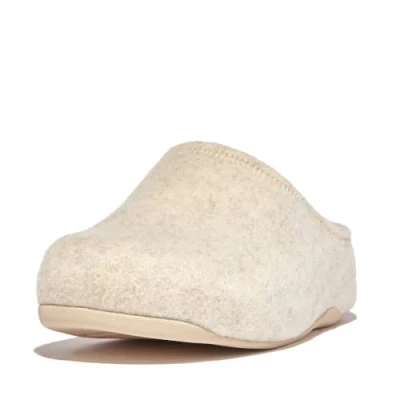 Image de Fitflop Femme Shuv E01 Cushy Pantoufles en Feutre Chaussure, Ivoire, 38 EU