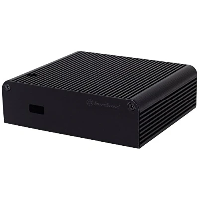 Image de Boîtier PC Intel NUC SilverStone SST PT14B H1D1 Format ultra petit Noir