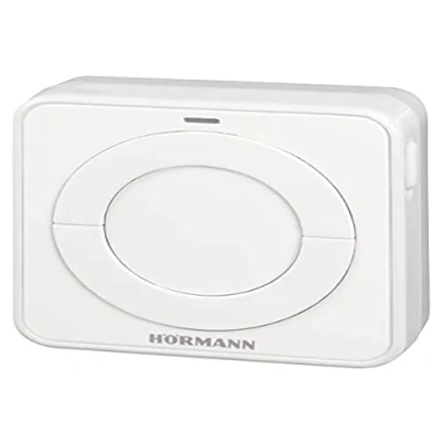 Image de Hörmann 4511652 Interrupteur mural/radio bouton intérieur FIT 2 1 BS pour fonctions, possibilité de connexion max. commandes par câble, exemple à clé Dimensions : 8 x 4,5