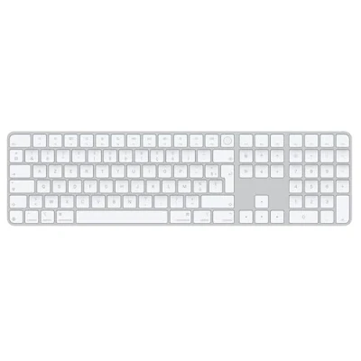 Image de Apple Magic clavier Universel USB + Bluetooth AZERTY Français Blanc Neuf
