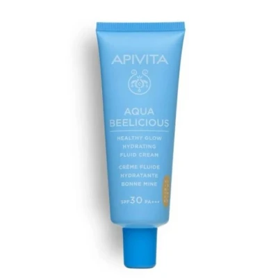 Image de Apivita Crème De Jour Aqua Beelicious Healthy Glow Hydrating Fluid Cream SPF30 40 ml