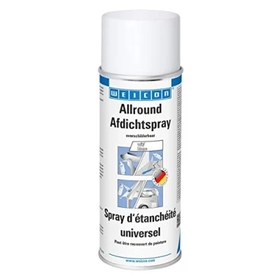 Image de WEICON Spray d&#039;Étanchéité Universel 400 ml/Spray adhésif plastique blanc/Pour remplir joints et fissures