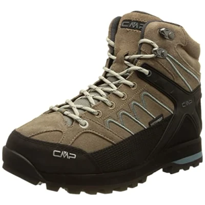 Image de CMP Femme Moon Mid WMN Trekking Shoe WP Chaussures de Marche, Cenere, 38 EU