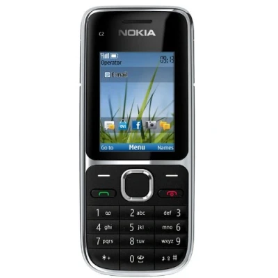 Image de Nokia C 2 01 Téléphone portable ((5,08 cm 2&quot;) 320 x 240 pixels écran LCD 64 Mo 3,2 MP 2048 1536 pixels) Noir
