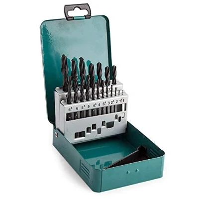 Image de Jeu de forets HSS R dans boîtier métallique (19 pcs) MAKITA D 54081