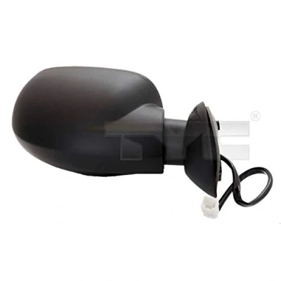 Image de Rétroviseur extérieur Tyc 328 0111 droit noir pour ajustage électrique des rétroviseurs, convexe, chauffant DACIA: Logan I MCV, Berline
