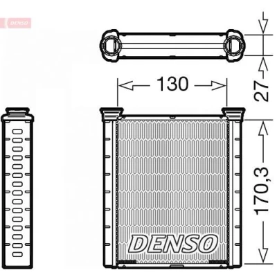 Image de DENSO DRR46001 Radiateur De Chauffage