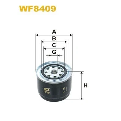 Image de WIX FILTERS WF8409 Filtre à Carburant vissé MITSUBISHI: L200 / Triton IV Pick up, V up