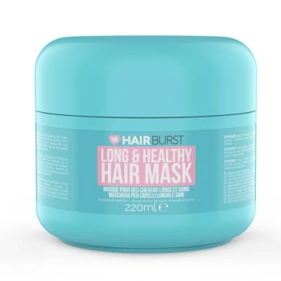 Image de HAIR BURST Masque pour Cheveux Abîmés Après shampooing Réparation Intense avec Protection Thermique Nouvelle Formule de Soin Capillaire à l&#039;Huile Coco, d&#039;Argan &amp; d&#039;Avocat 220ml