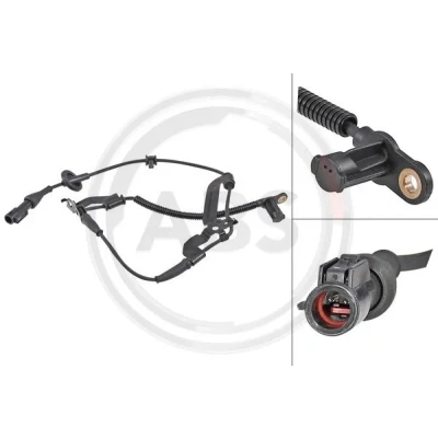 Image de A.B.S. 31847 Capteur ABS actif 1040 noir