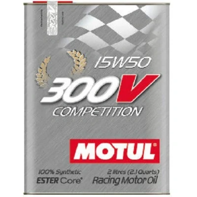 Image de Motul 300V Competition ESTER Core Techn. 15W 50 2I Huile moteur 104244 AUDI: A6 C4 Avant, HONDA: Civic V 3/5 portes, NISSAN: 200SX