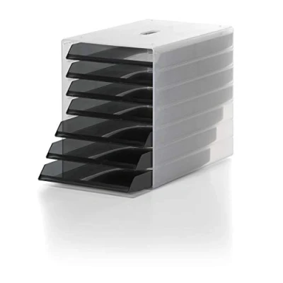 Image de Durable 1712000050 Boîte à Tiroirs Idealbox, 7 Compartiments, Gris