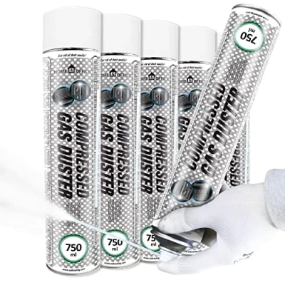 Image de AABCOOLING Bombe Froid Home&amp;Office Compressed Gas Duster 750ml air Freeze, d Apres, a Froid, Spray jusqu&#039;à 50 C, Auto et Moto 5 Pièces