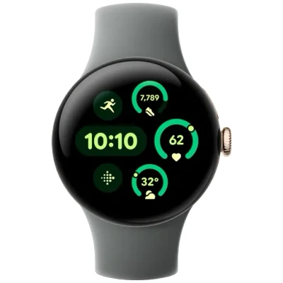 Image de Google Pixel Watch 3 41mm Or (Bracelet Grise)