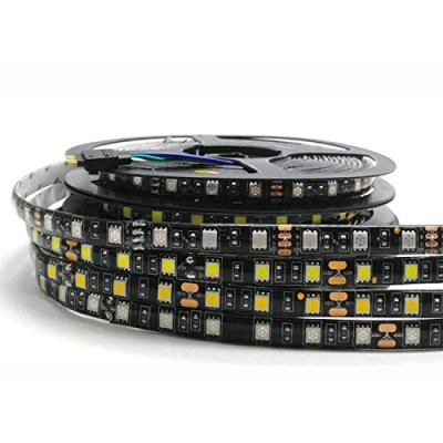 Image de FOLGEMIR 5m Ruban de LED blanc froid, 5050 SMD 300 LED, bande lumière étanche IP65, chaîne légère DC 12V, rétro éclairage lumineux