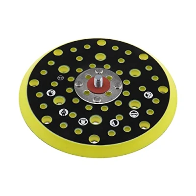Image de 6 Pouces Support de Ponceuse Base 150 mm 54 Trous Tampon Rechange pour Compatible avec Mirka CEROS DEROS le Meulage Polissage