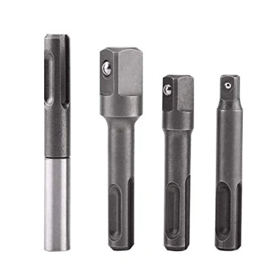 Image de SDS Plus Shank, 1/4 « Adaptateur de Douille hexagonale, Changement Rapide Porte Foret, raccord 1 hexagonale * » 3/8 1/2 Foret carré, pour Mur Briques Ciment