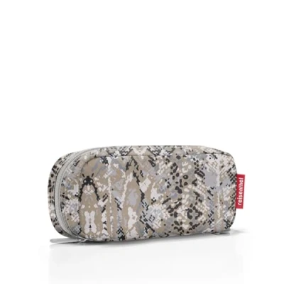 Image de reisenthel Multicase Design coloré et moderne, trousse multi usages, idéale pour les cosmétiques, fournitures scolaires ou de travail, Snake Sand, Taille unique, Moderne
