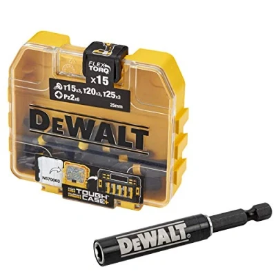 Image de DEWALT DT70522T QZ Petite Boîte d&#039;embouts Impact Torsion PZ2 x6, T15 x3, T20 T25 x3 Pour Perceuse Visseuse