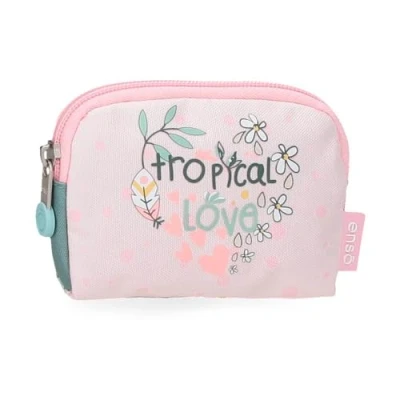 Image de Enso Tropical Love Porte Monnaie Multicolore 12 x 8 2 cm Polyester, Multicolore,
