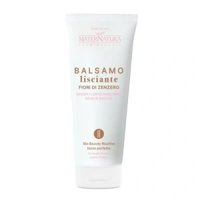 Image de Maternatura, Baume Lissant pour Cheveux Lisses aux Fleurs de Gingembre, Action Démêlante et Effet Lisse Longue Durée, Routine Beauté Bio des Parfaits, Made in Italy 250 ml