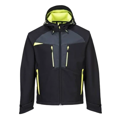 Image de Portwest Veste Softshell DX4, Couleur: Noir, Taille: L, DX474BKRL