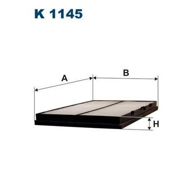 Image de FILTRON K 1145 Filtre d&#039;habitacle à particules 396,5 275 33 ROVER: 75, 75 Tourer, MG: ZT Berline, T Break