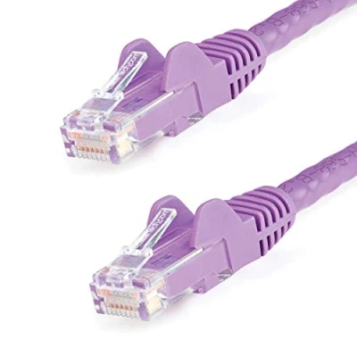 Image de StarTech.com Câble réseau Cat6 UTP sans crochet de 3 m Violet Neuf