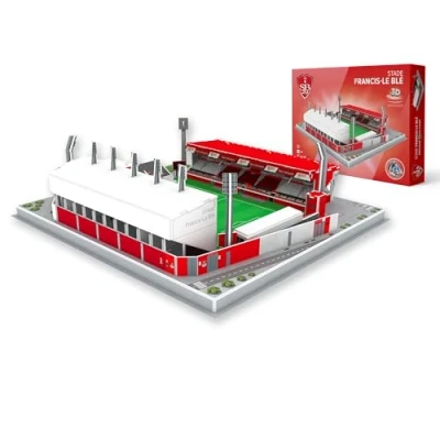 Image de Megableu 3D Stade Francis Le BLE Brest Puzzle Adultes et Enfants Assemblage Facile : pièces numérotées. Pas Besoin de Colle, ni d’Outils Dès 7 Ans Objet décoration, 678292