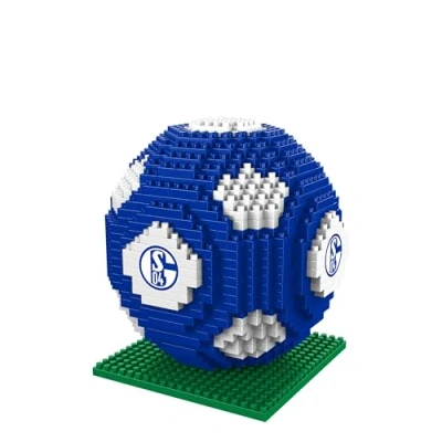 Image de FOCO FC Schalke 04 BRXLZ Jeu de construction 3D ballon football en briques, produit sous licence officielle, à partir 12 ans