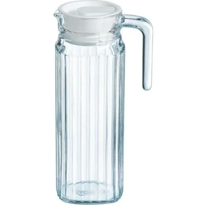Image de Broc réfrigérant LUMINARC Quadro 1 L en verre transparent Compatible lave vaisselle