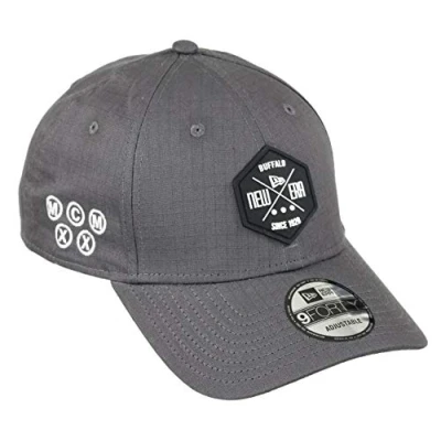 Image de New Era 9forty Adjustable Cap Rubber Hex Patch Graphite One Size