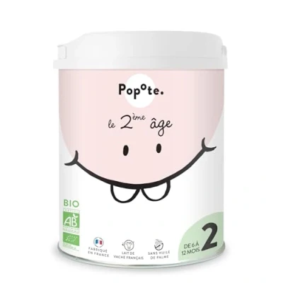 Image de Lait infantile 2ème âge Popote Bio 800g dès 6 mois, 1 Unité (Lot de 1)