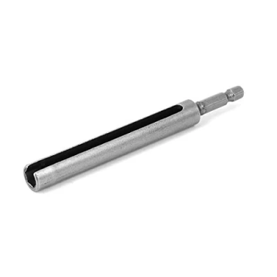 Image de sourcing map A16011600ux0946 120 mm de long 8 Écrou hexagonal Douille fendue extension pilote Bit adaptateur Gris Argenté