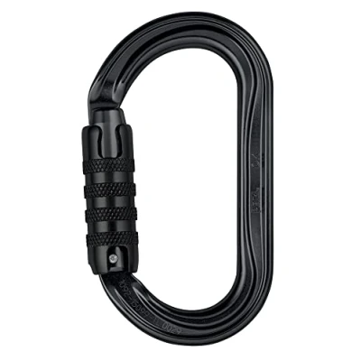Image de Petzl M33 a Tln Neuf OK léger Ovale Mousqueton, Triact Lock, Noir