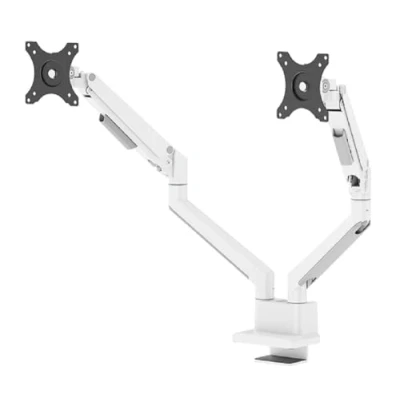 Image de Support de Bureau pour écran 17 32 NEOMOUNTS Blanc Hauteur réglable Charge Max. 9 kg