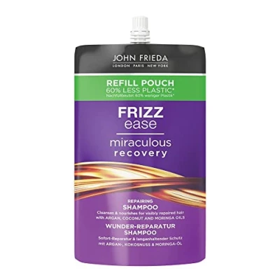 Image de John Frieda Wunder Shampooing réparateur Contenu : 500 ml Recharge Série Frizz Ease