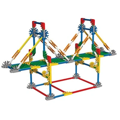 Image de K&#039;NEX Education 78640 Jeu de Construction Introduction aux Structures Ensemble pièces ponts pour Les Phases clé 1 et 2, Jouet éducatif, 207 pièces.