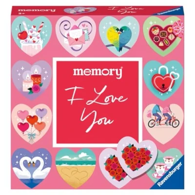 Image de Ravensburger jeu en famille mini memory Je t&#039;aime Le parfait pour offrir mêlant observation, association et mémorisation À partir de 3 ans 22398