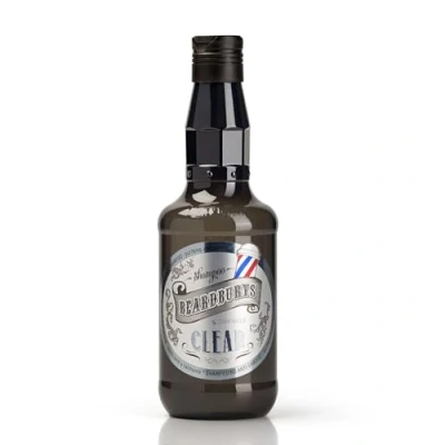 Image de Beardburys Shampooing transparent pour cheveux gras, nettoyage en profondeur, formule rafraîchissante, réduit la graisse et l&#039;huile, idéal un usage quotidien, sans paraben 330 ml