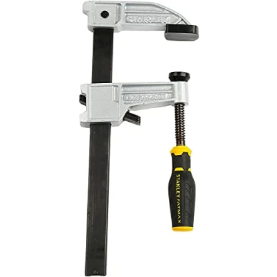 Image de Stanley Fmht0 83247 Serre Joint À Vis Gamme FatMax Travaux De Précision Système Verrouillage Poignée Bi Matière Soft Grip Mâchoire 80Mm Capacité Serrage 800Mm