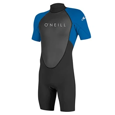 Image de O&#039;Neill Wetsuits Reactor 2 2mm Back Zip Spring Combinaison Men&#039;s, Black/Ocean, XS