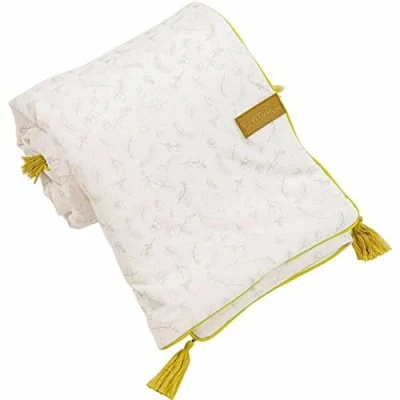 Image de Couverture double face Leafy Bunny Ecru 75 x 100 cm