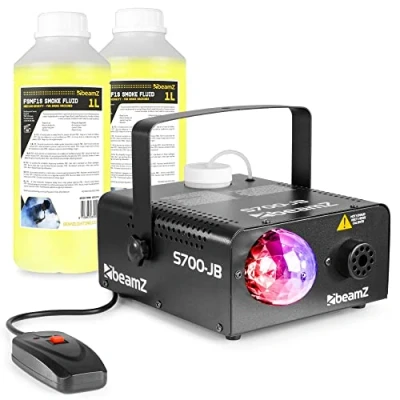 Image de BeamZ S700 JB Machine à Fumée + Jelly Ball LED 1L de Liquide, Idéal pour Animer vos Soirées