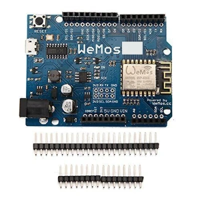 Image de ARCELI Programme Arduino UNO Compatible avec la Carte de développement WeMos WiFi ESP8266 IDE