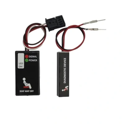 Image de TBVPARTS Emulateur capteur occupation siège SRS Bypass Simulateur pour série 3 E90, E91, E92, E93 Solution de défaillance Lumière rouge Tapis