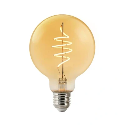 Image de Nordlux Globe LED E27 G95 4,7W 2 200K smart 380lm ambré