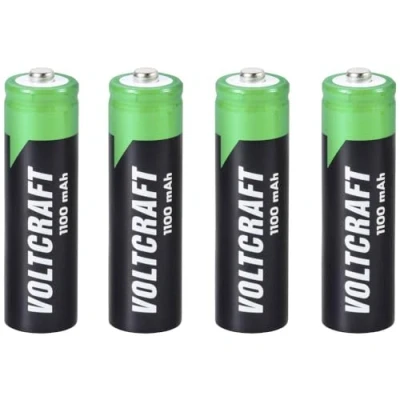 Image de VOLTCRAFT HR06 Pile Rechargeable LR6 (AA) NiMH 1100 mAh 1.2 V 4 pc(s)