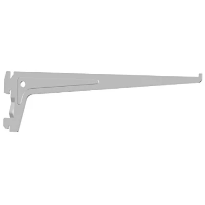 Image de Element System Lot de 2 équerres d&#039;étagère pour crémaillère 1 rangée 3 couleurs 7 dimensions, 18133 00009 Blanc 30 cm