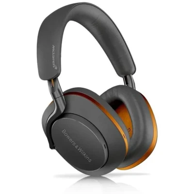 Image de Bowers &amp; Wilkins PX8 Casque Supra auriculaire sans Fil avec Suppression du Bruit Bluetooth 5.0 et Charge Rapide, 30 Heures de Lecture Haute résolution Microphone intégré McLaren Edition